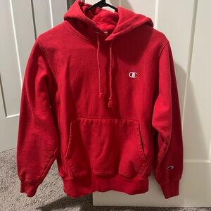 Champion red hoodie